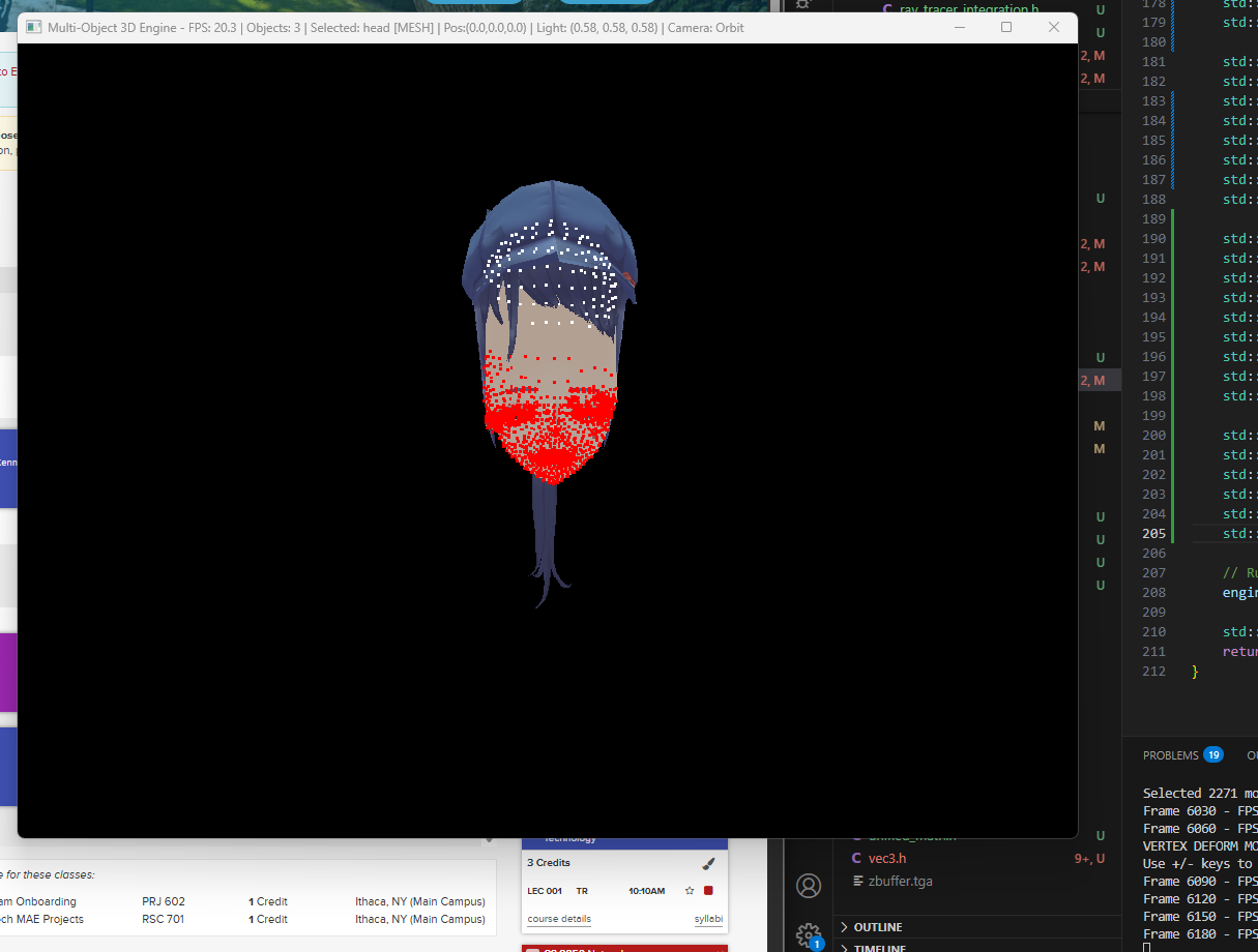  First ray tracer render