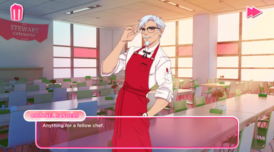 i love you colonel sanders ui